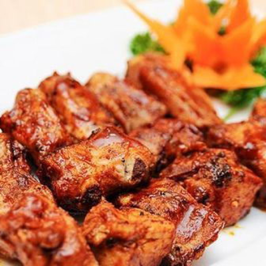 Sườn heo nướng muối ớt