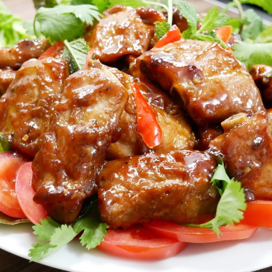Sườn heo chua ngọt
